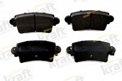 KRAFT AUTOMOTIVE 6011900 -  Комплект тормозных колодок, дисковый тормоз